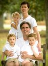 Almudi.org - Randy Pausch con su esposa e hijos